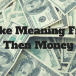 Make Meaning First, Then Money